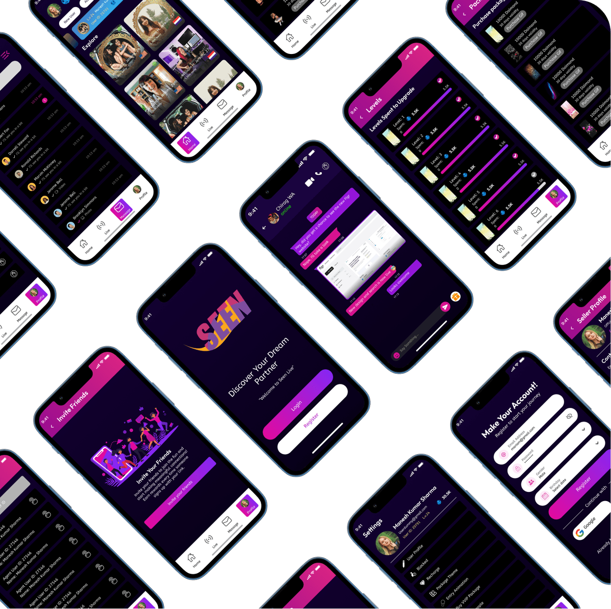 Seen Live Streaming App